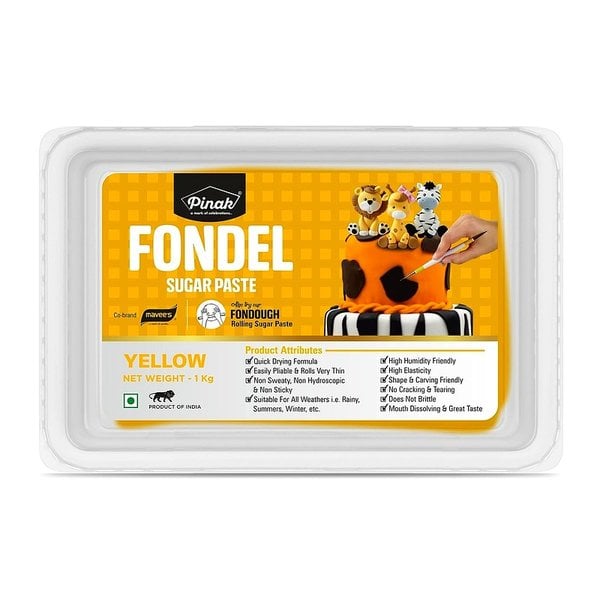 Mavees Fondant Yellow 1kg
